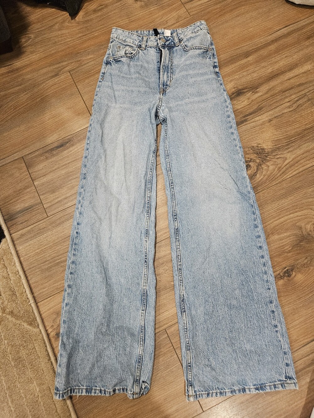 Divided H&M Light Blue Wide-Leg Jeans